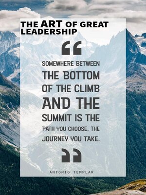 cover image of The ART of Great Leadership